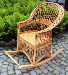 Крісло качалка плетене з лози ВИНТИ від виробника
